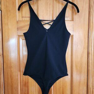 Express Bodysuit Top Black Size Small